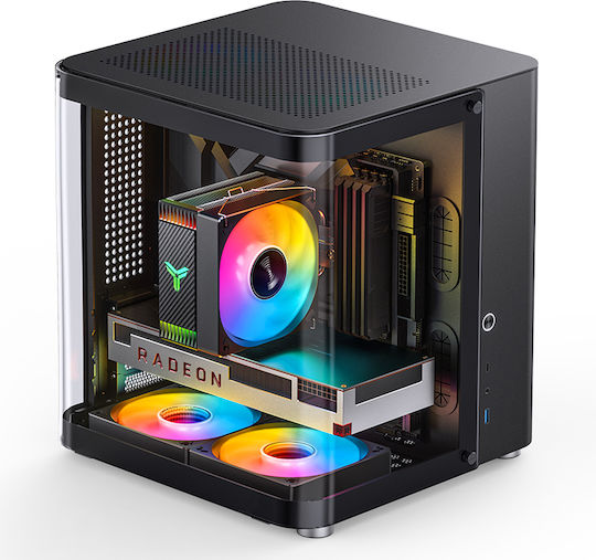 Jonsbo TK-1 2.0 Gaming Mini-Turm Computergehäuse Schwarz