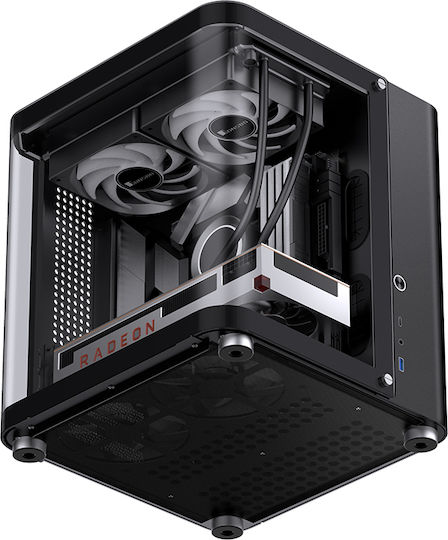 Jonsbo TK-1 2.0 Gaming Mini-Turm Computergehäuse Schwarz