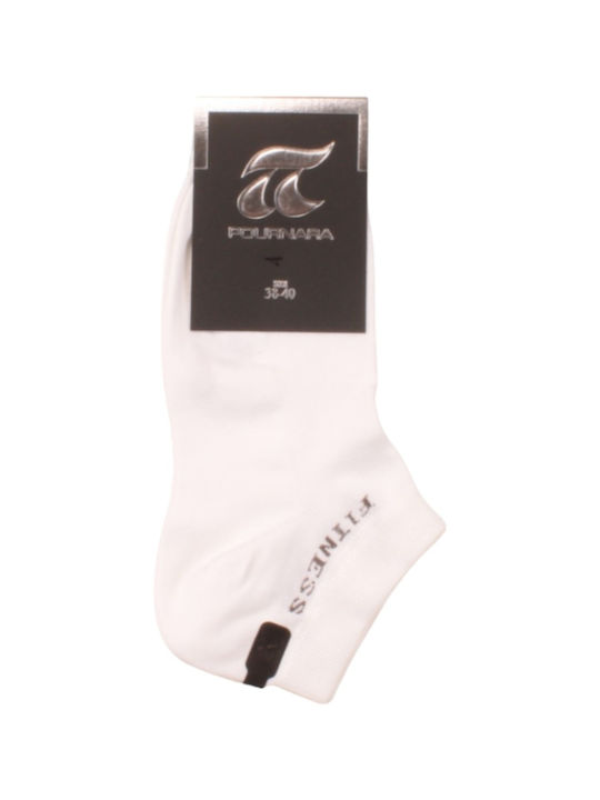 Pournara Fitness Socken Schwarz 1Pack