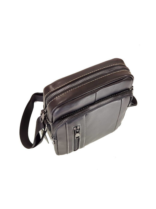 AC Leather Men's Bag Shoulder / Crossbody Black