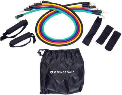 RPM Power Röhrenförmige Bänder für das Training mit Griffen Set 5Stück Mehrfarbig
