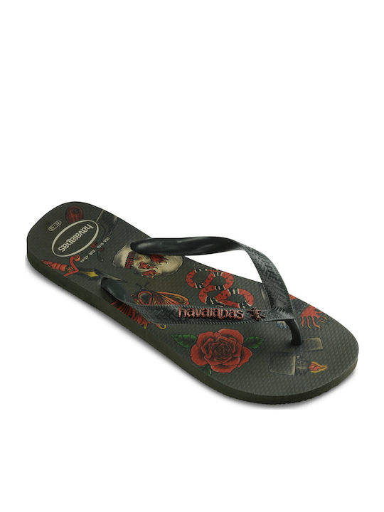 Top Tribo Men's Flip Flops Khaki