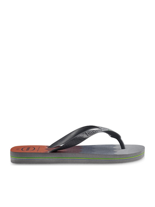 Brasil Men's Flip Flops Gray