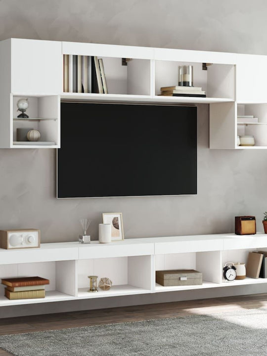 TV-Ständer Weiß M100xP30xH30cm