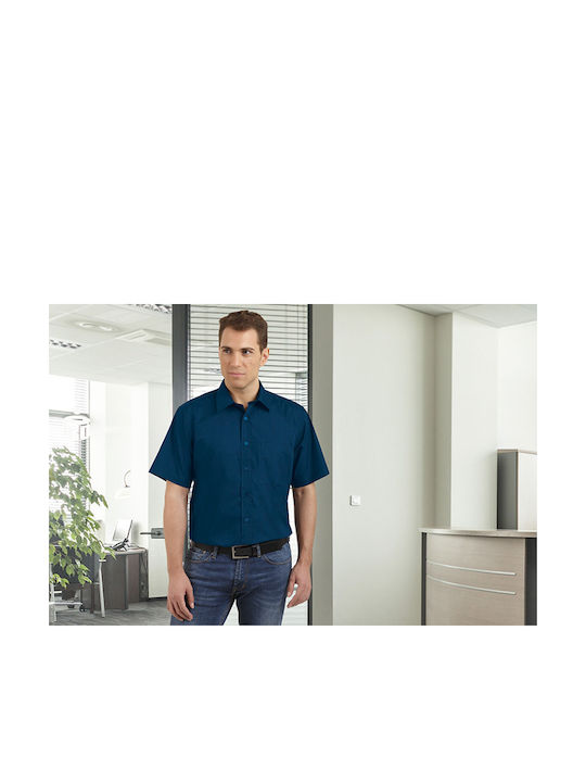 Valento Oporto Short Sleeve Work Shirt White