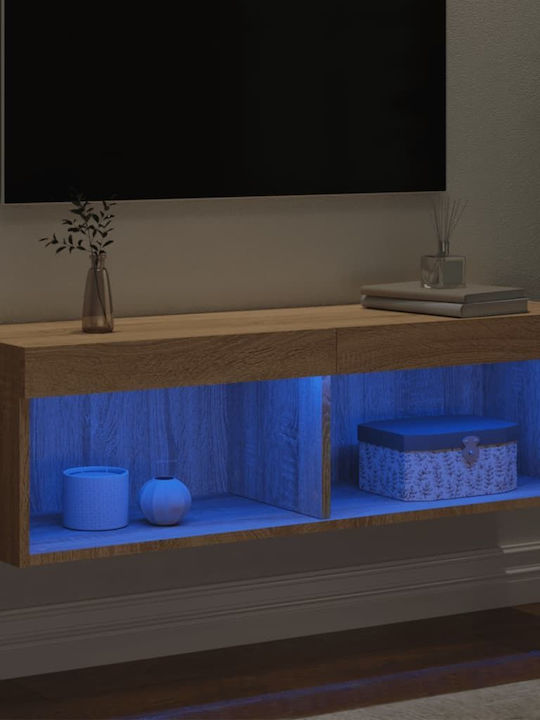 Έπιπλο Τηλεόρασης Καφέ Μ240xΠ35xΥ40cm
