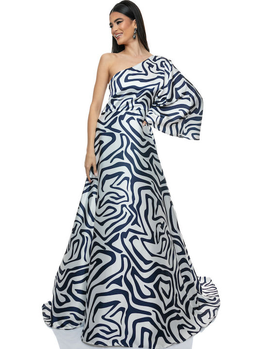 Maxi Abendkleid in Einfarbiger Farbe
