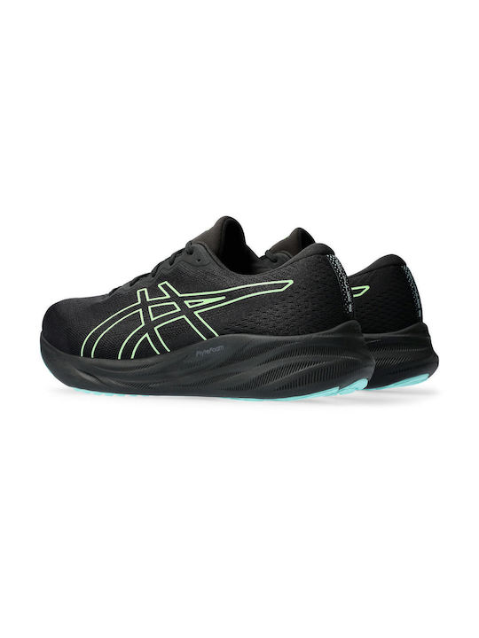 Gel-Pulse 15 GTX Ανδρικά Αθλητικά Παπούτσια Running Μαύρα Αδιάβροχα με Μεμβράνη Gore-Tex