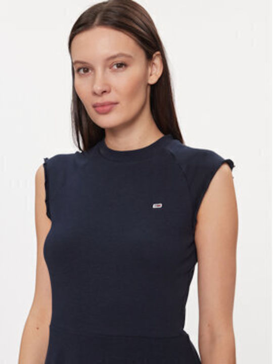 Tommy Hilfiger Мини Рокля Dark Blue