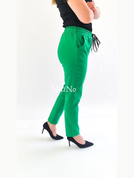 Brak Women's Fabric Trousers Green