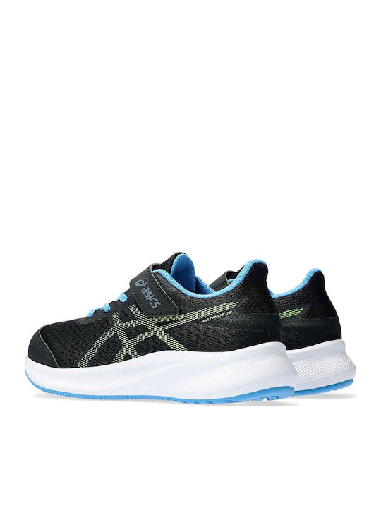 Patriot 13 Kids Sports Shoes Running with Hoop & Loop Closure Black
