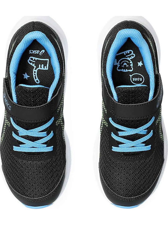 Patriot 13 Kids Sports Shoes Running with Hoop & Loop Closure Black