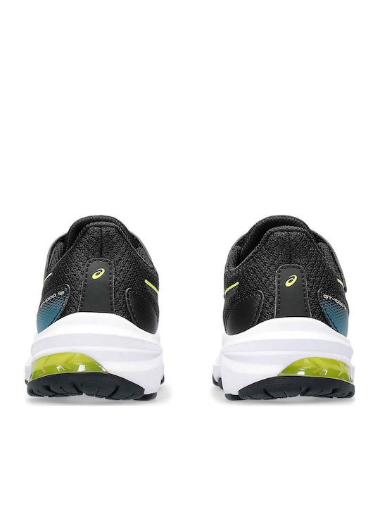 Gt 1000 12 K Kids Sports Shoes Running with Hoop & Loop Closure Black