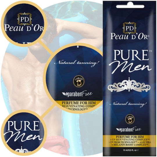 Peau d'Or Pure Men Do Self Tanning Κρέμα Σώματος 15ml
