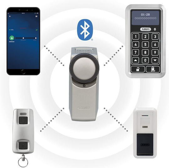 Abus Elektronisches Schloss in Farbe Gray mit Verbindung Bluetooth