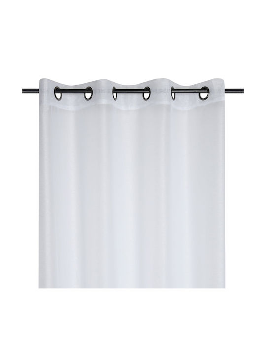 Perdea Cu Capse S-f Linwood Albă 140x260cm