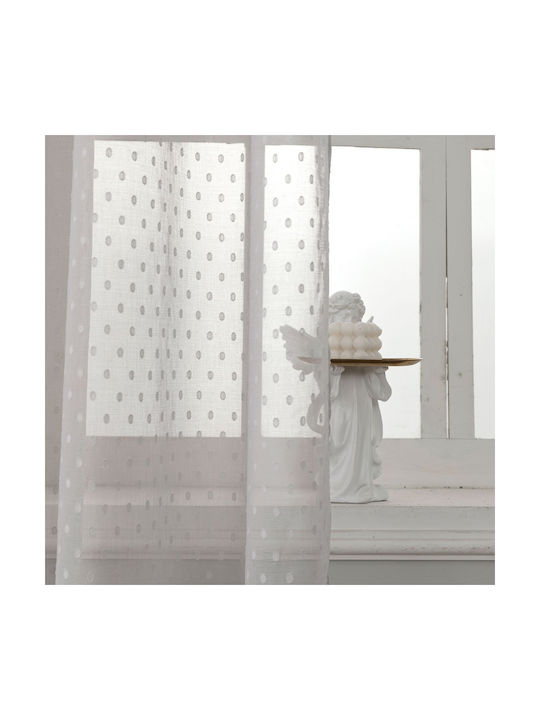 Whitegg Curtain with Grommet K0142-3 Gray 140x285cm