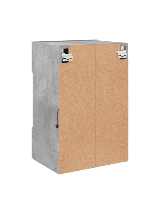 Shelf Wall with LED Grey 40x30x60.5cm
