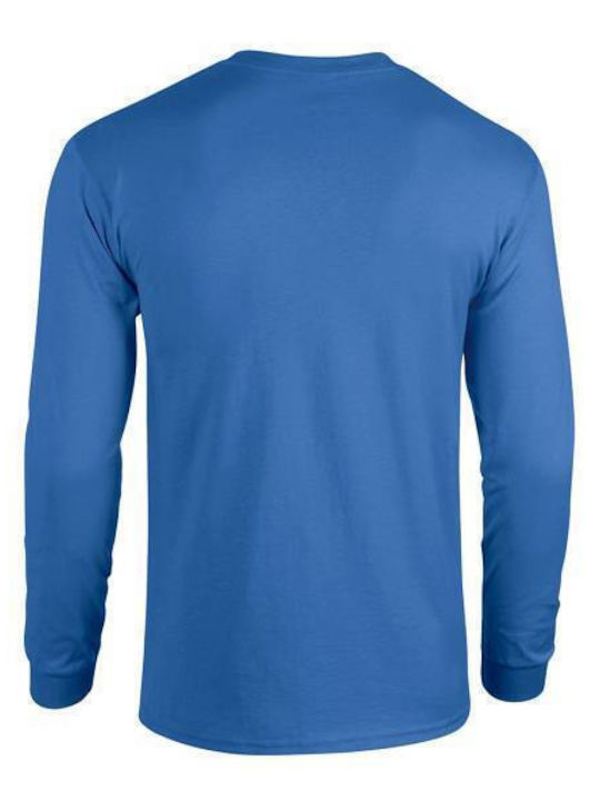 Takeposition Small Tp Men's Long Sleeve Blouse Blue Royal