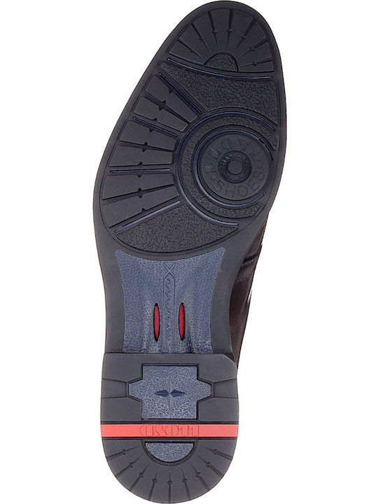 Leder Schwarz Herrenstiefel