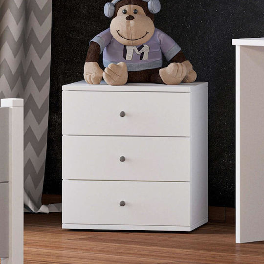 Kids Bedroom Set White 4 Pieces