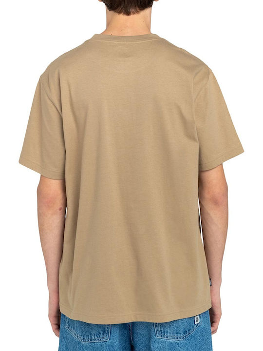 Element Herren Kurzarmshirt Beige