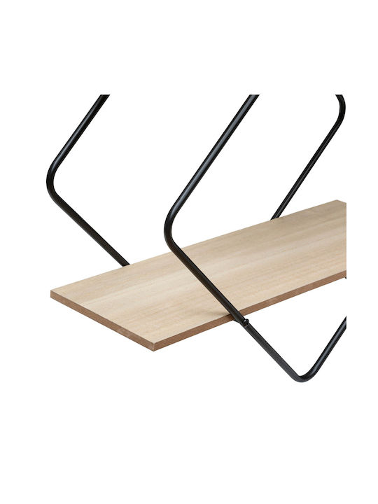 Montat pe perete Raft de Baie Metalic 48x18x48cm