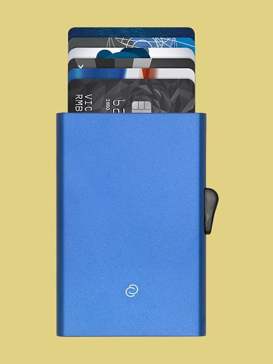 Ανδρικό Πορτοφόλι Καρτών με RFID Γκρι