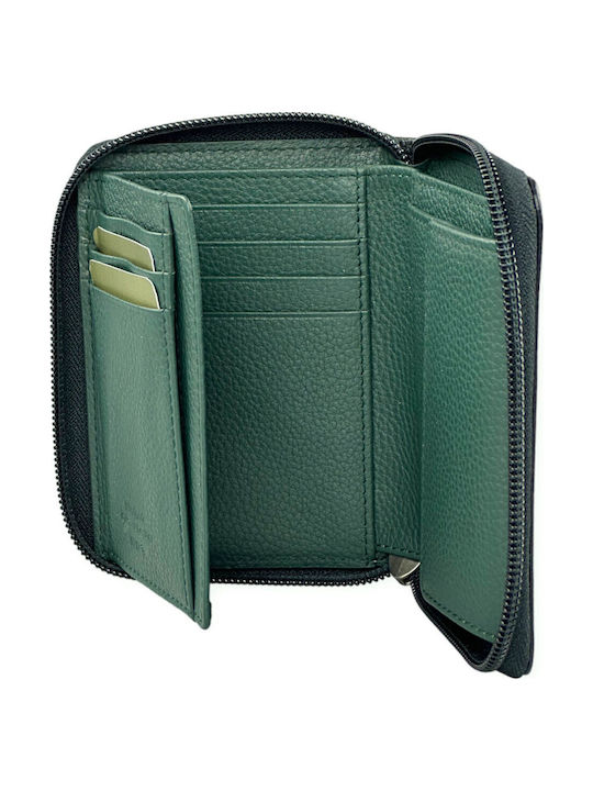 Neptune Leder Herrenbrieftasche mit RFID Schwarz / Grün