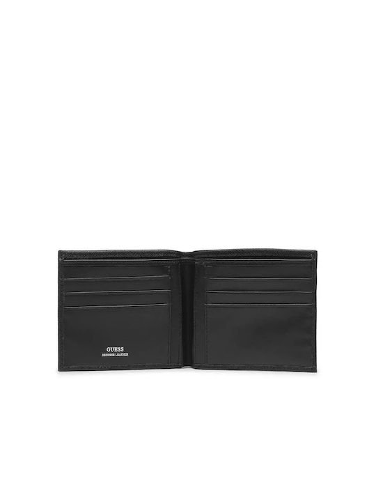 Guess Men's Leather Card Wallet Black