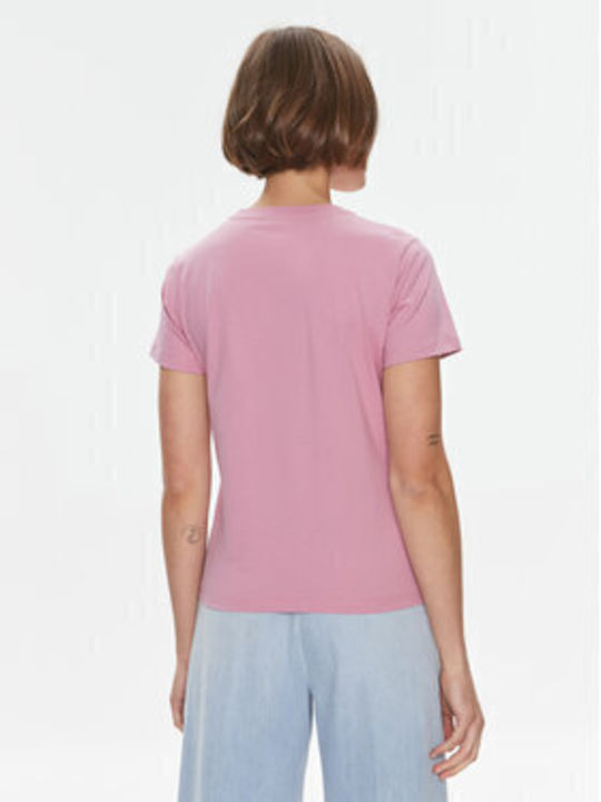Pinko Quentin Damen T-shirt Pink