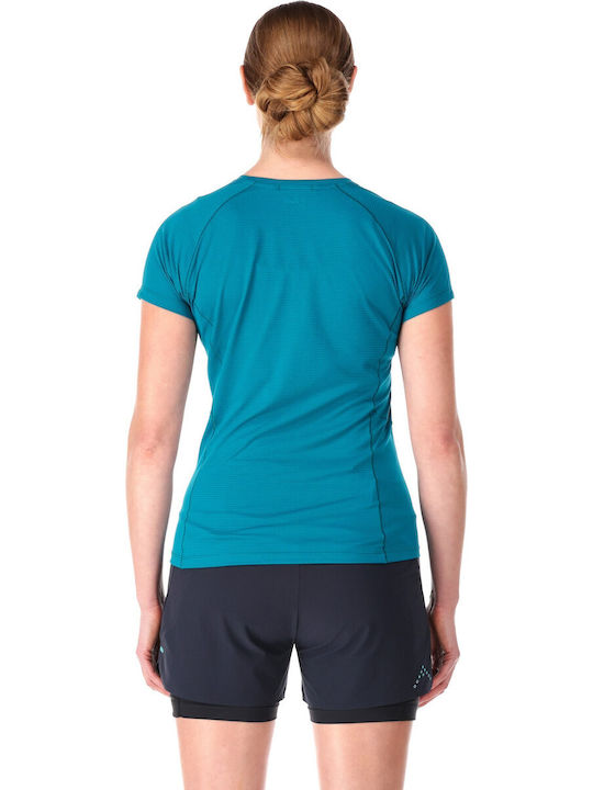 Rab Damen Sportlich T-shirt Ultramarine