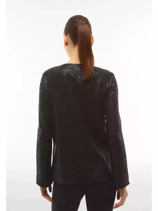Bluza Damă Mânecă Lungă Animal Print Multicolor