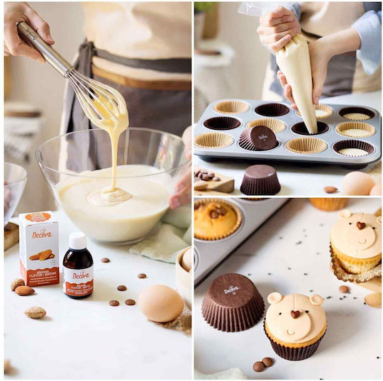 Decora Καραμελόχαρτα για Cupcakes Χάρτινα 5x5cm 0339675 75τμχ
