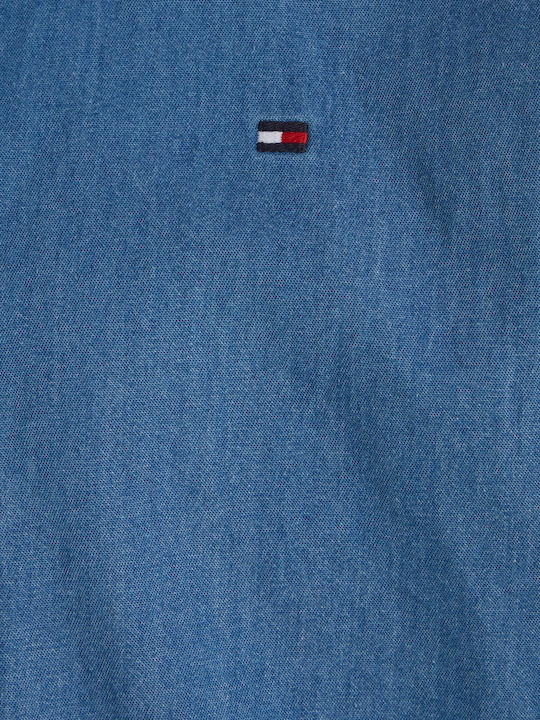 Παιδικό Πουκάμισο Μακρυμάνικο Τζιν Denim Mid Wash