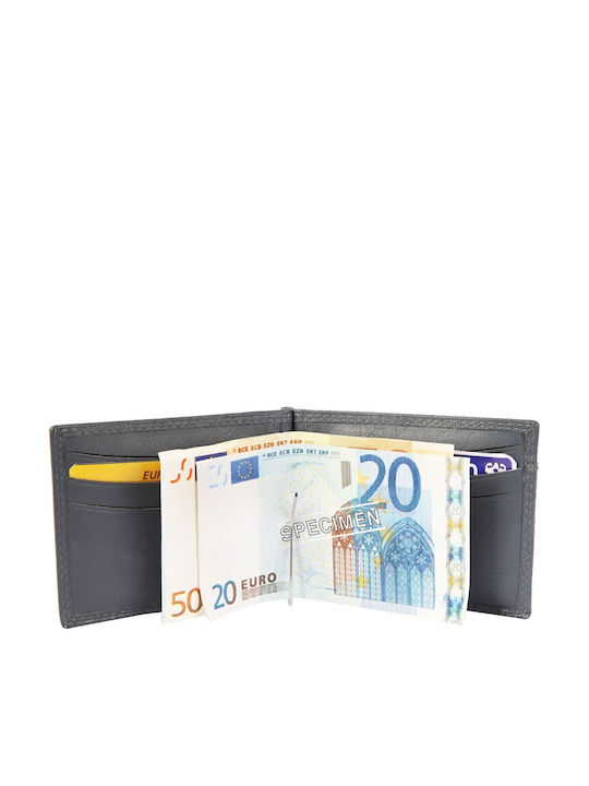 Δερμάτινο Ανδρικό Πορτοφόλι Γκρι