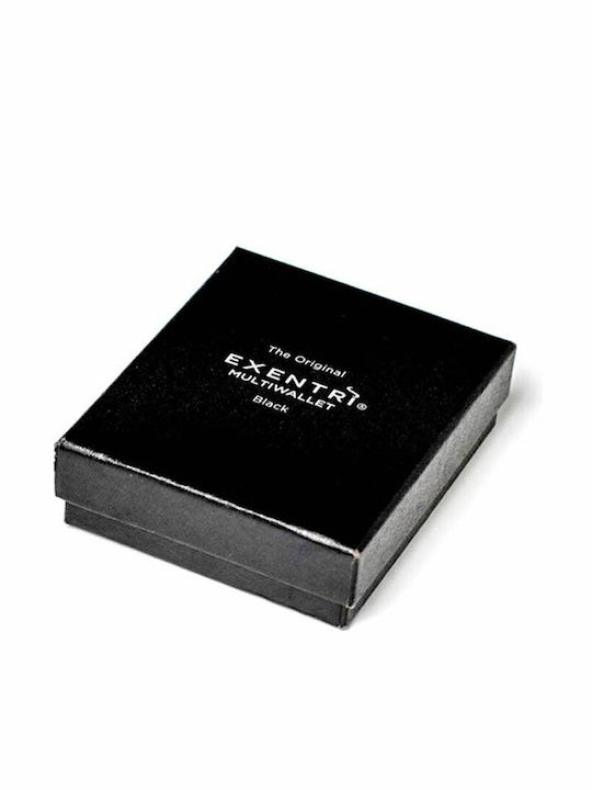 Дървен Мъжки Портфейл За Карти С RFID И Със Слайд Механизъм Черен