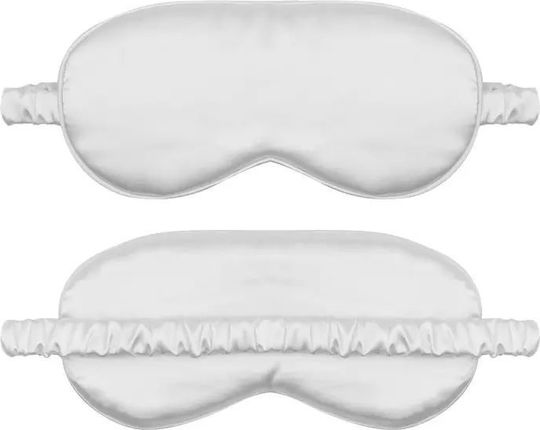 La Lolita Amsterdam Silk Sleep Mask White