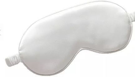 La Lolita Amsterdam Silk Sleep Mask White