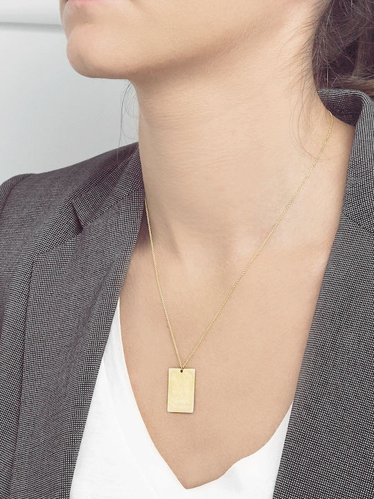 Charm mit Design Tiara aus Gold 9 K