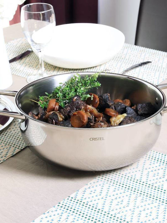 Cristel Βαθιά Ανοξείδωτη Κατσαρόλα 18cm