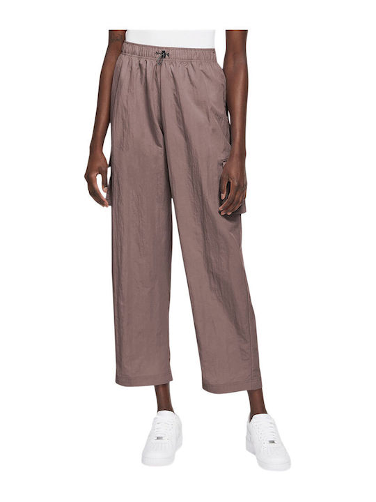 Sportswear Ψηλόμεσο Παντελόνι Φόρμας Μωβ
