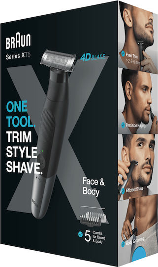 Braun XT5100 Περιστρεφόμενη Ξυριστική Μηχανή Προσώπου Επαναφορτιζόμενη