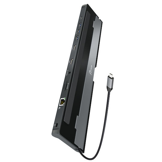 J5 Create USB-C Docking Station με HDMI 4K PD Ethernet Μαύρο (JCD542-N)