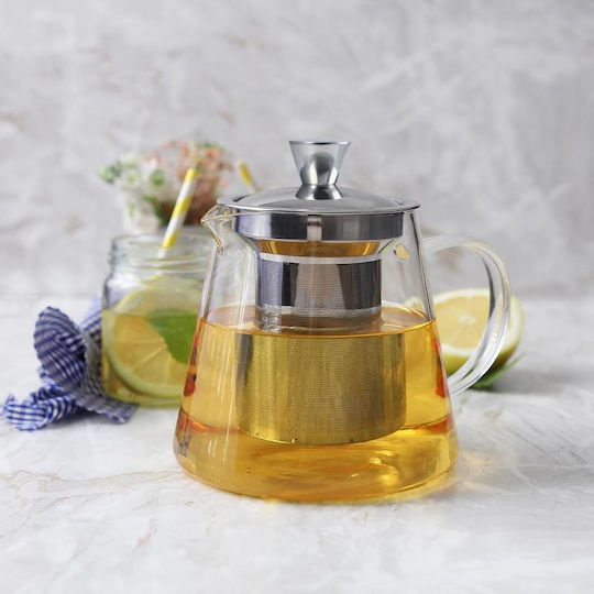 Cristel Τσαγιέρα με Φίλτρο Γυάλινη 1200ml Cristel Τσαγιέρα με Φίλτρο Γυάλινη 1200ml