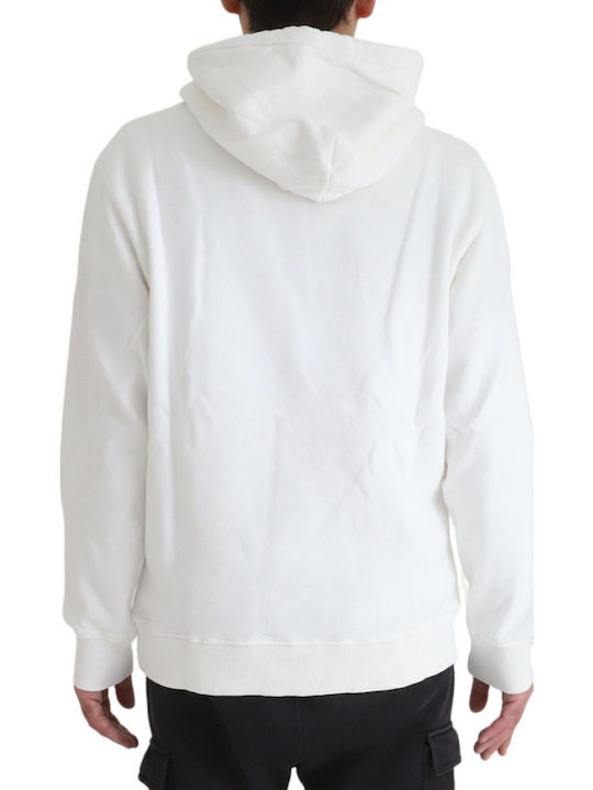 Sweatshirt with Hood Off White
