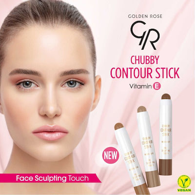 Golden Rose Chubby Contouring Stick 01 Light Coffee 3.8gr