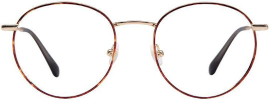 Gigi Barcelona Blues Metal Prescription Eyeglass Frames Brown 64060/2