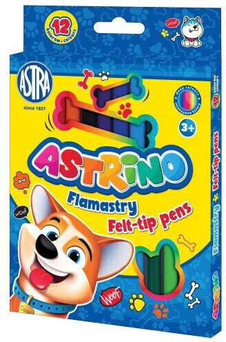 Astra Μαρκαδόροι Ζωγραφικής Neon Σετ 12 χρώματα