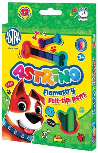 Astra Μαρκαδόροι Ζωγραφικής Neon Σετ 12 χρώματα